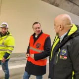 Vizită pe șantierul autostrăzii